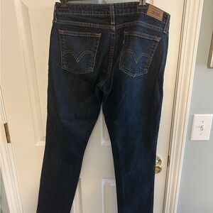 Levi's Women's Dark Blue Straight Leg Jeans